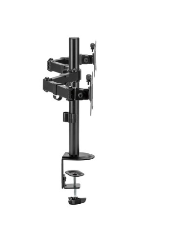 iggual SPM02 Soporte pinza 2 monitores 17 32