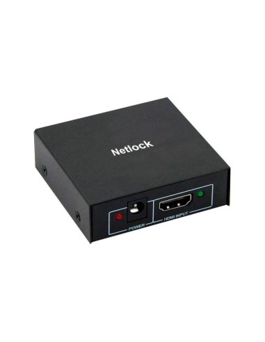 Netlock Splitter HDMI 4K 30Hz de 2 puertos mini