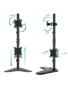Tooq Soporte mesa DB1703TNV B 2 brazos Vertical 2