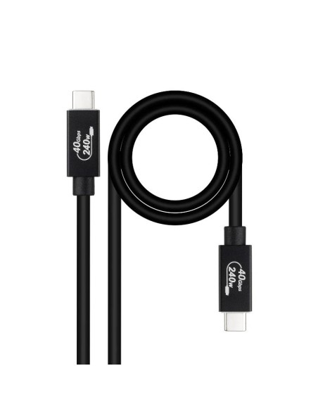 Nanocable Cable USB4 Gen3x2 40Gbps 240W USB C 1M