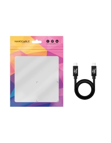 Nanocable Cable USB4 Gen3x2 40Gbps 240W USB C 1M