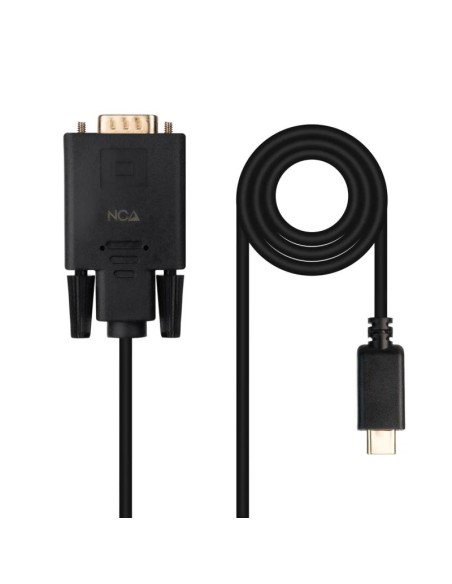 Nanocable Cable Conversor USB C M a VGA M 18 M
