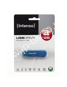Intenso 3502450 Lapiz USB 20 Rainbow 4GB Azul 2