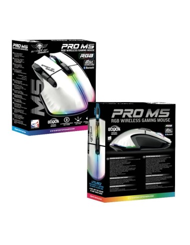 Spirit of Gamer Raton Inalambrico Pro M5 White