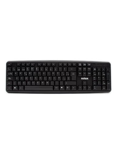 Nilox Teclado Compacto NXKBE000002 Usb Negro