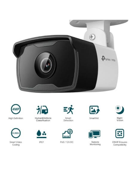 VIGI Camara IP Bullet C340I 4MP Plastico IR 28mm