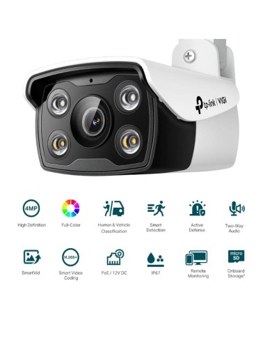 VIGI Camara IP Bullet C340 4MP Plastico Full Color