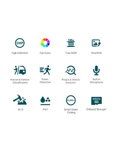 VIGI Camara IP Domo C250 5MP Plastico Full Color 2