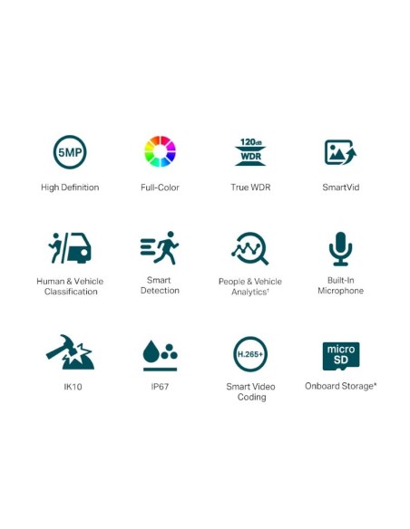 VIGI Camara IP Domo C250 5MP Plastico Full Color 2