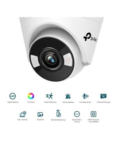 VIGI Camara IP Turret C440 4MP Plastico Full Color