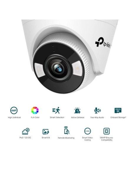 VIGI Camara IP Turret C440 4MP Plastico Full Color