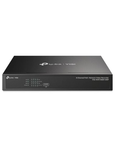 VIGI Grabador IP NVR1008H 8MP Rack 01 HDD 08 C PoE