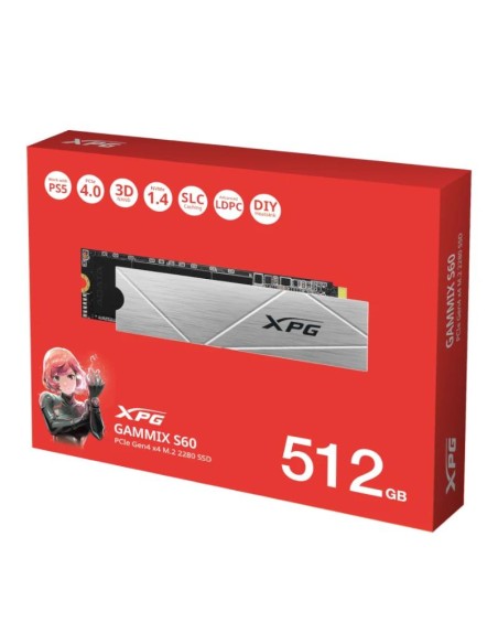 ADATA XPG SSD GAMMIX S60 512GB PCIe Gen4 x4