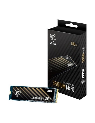 MSI SSD Spatium M450 500Gb PCIe 40 NVMe 3000 Mb s