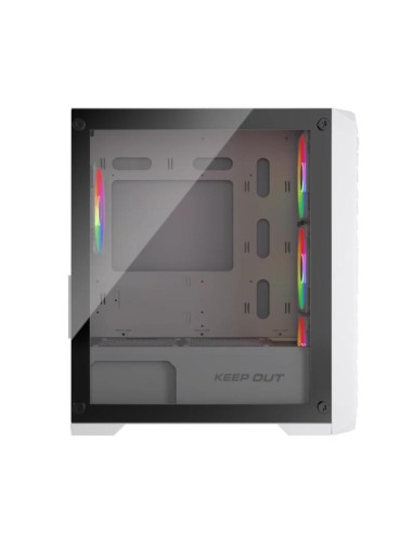 Keep Out Caja M Atx XC 220W 4FANS Usb30 White
