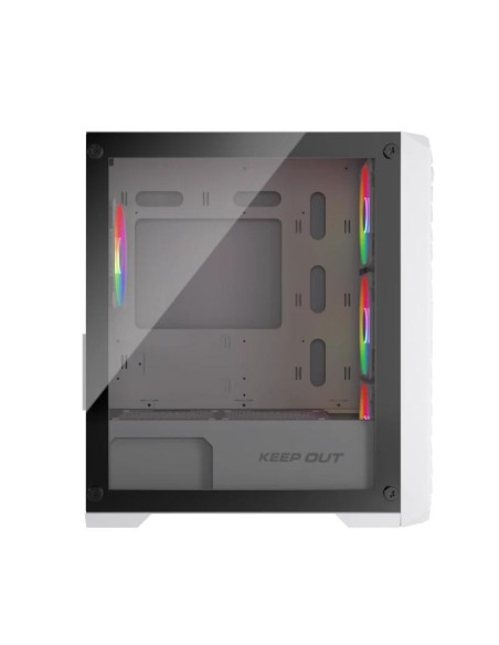 Keep Out Caja M Atx XC 220W 4FANS Usb30 White