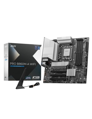 MSI Placa Base PRO B860M A WIFI mATX DDR5 1851