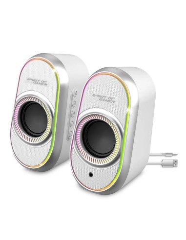 Spirit of Gamer Altavoz 20 FANATIC 500 RGB White