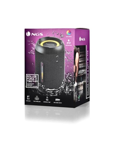 NGS ALTAVOZ PORTATIL BT LUCES RGB IPX7