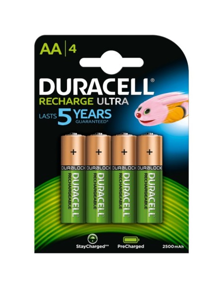 Duracell Pila Recargable HR6 AA 2400mAh Blister4