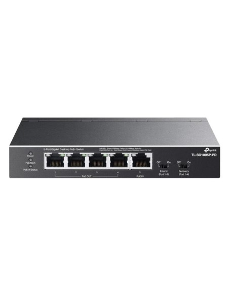 TP Link TL SG1005P PD Switch 1xPoE In 4xPoE Out