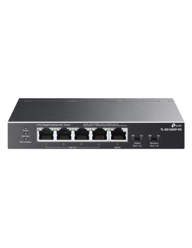 TP Link TL SG1005P PD Switch 1xPoE In 4xPoE Out