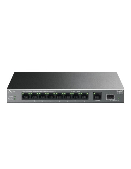 TP Link LS1210GP Switch 8xG PoE 1xGb 1xSFP 61W