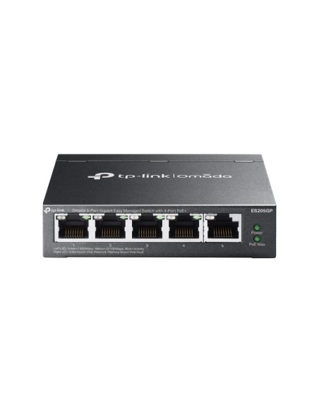 TP Link ES205GP Switch 4xGb PoE 1xGb 65W Desktop