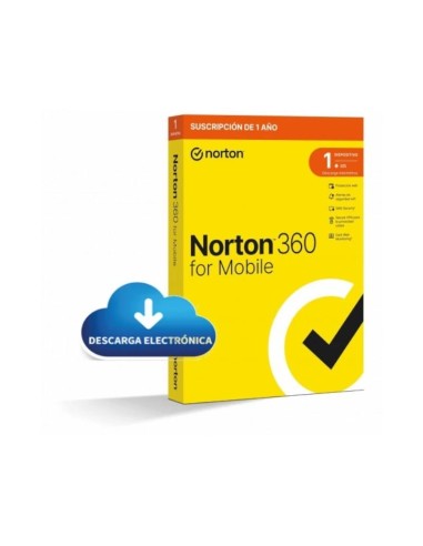NORTON 360 MOBILE ES 1L 1A ESD