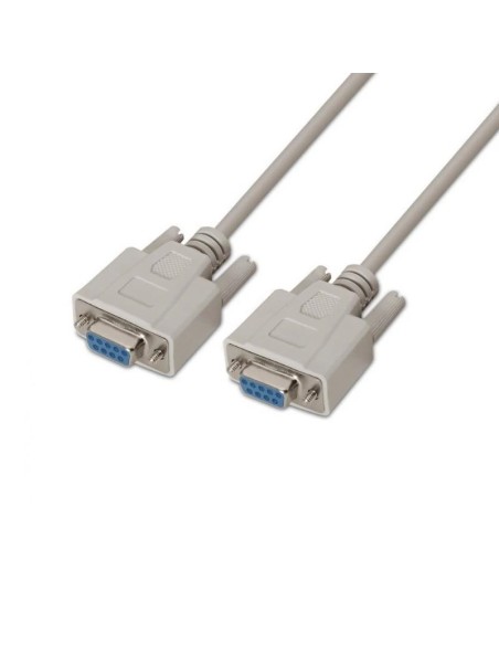 Aisens Cable Serie Null Modem DB9 H DB9 H 18m