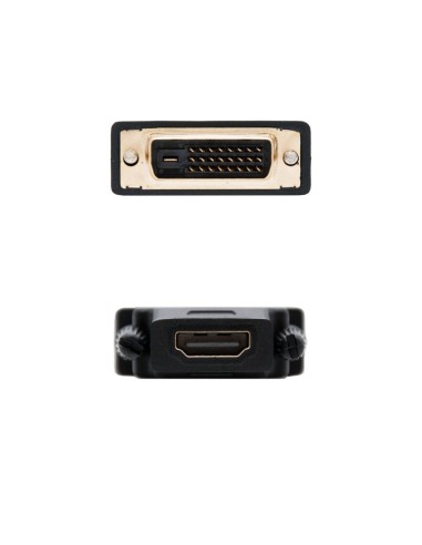 Nanocable Conversor DVI D Macho HDMI Hembra