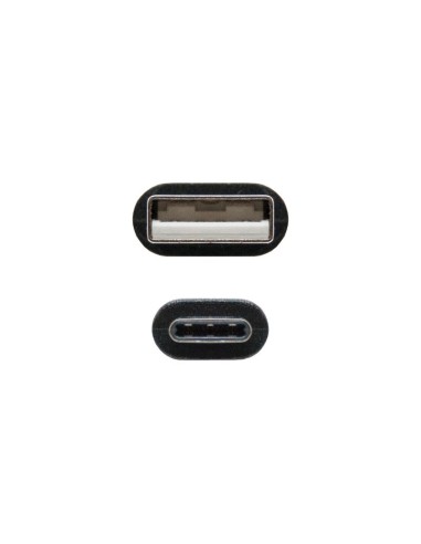 Nanocable Cable USB 20 3A Tipo USB C M A M 1 M