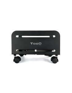 TooQ Soporte para CPU de SUELO con ruedas negro