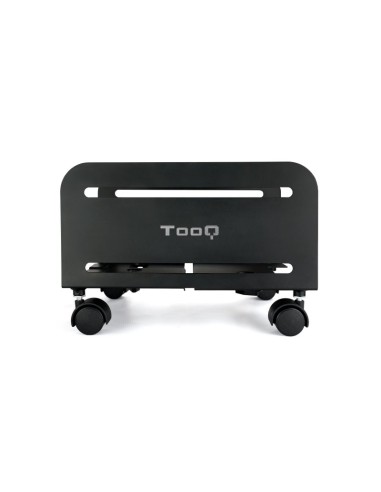 TooQ Soporte para CPU de SUELO con ruedas negro