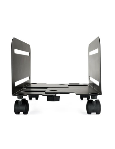 TooQ Soporte para CPU de SUELO con ruedas negro