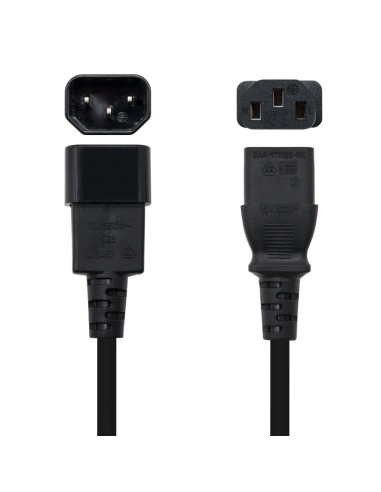 Nanocable Cable Alimentacion CPU C13 H C14 M 3M
