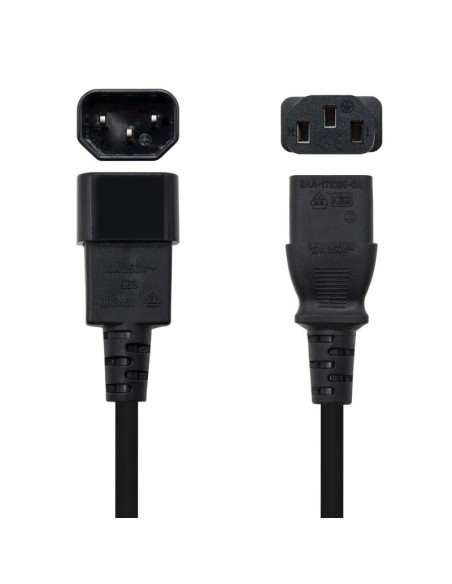 Nanocable Cable Alimentacion CPU C13 H C14 M 3M