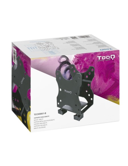 Tooq Soporte Metalico para mini PC negro