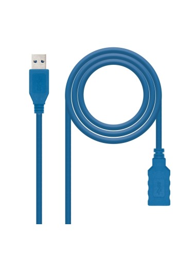 Nanocable Cable USB 30 A M A H Azul 1 m