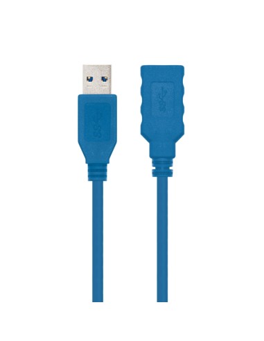 Nanocable Cable USB 30 A M A H Azul 1 m