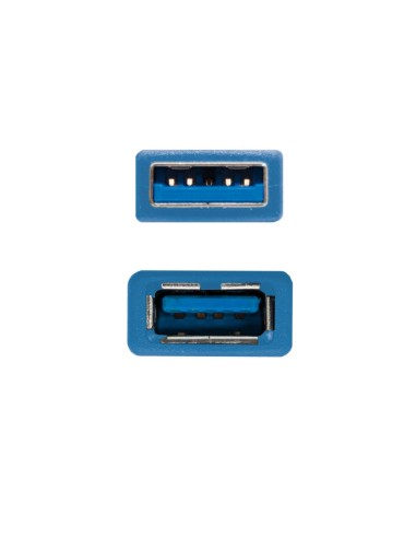 Nanocable Cable USB 30 A M A H Azul 1 m