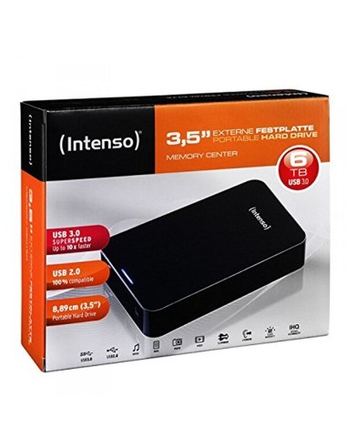 Intenso HD 6031514 6TB 35 USB 30 Negro