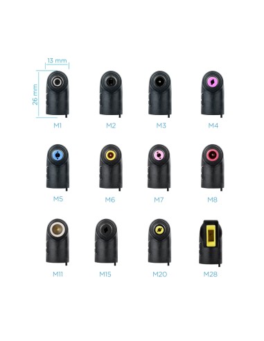 Tooq Cargador universal portatil automatico 90w