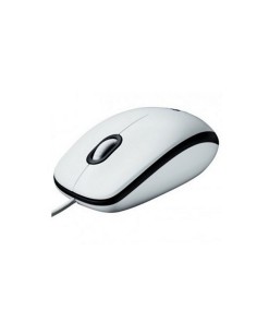 Logitech Raton B100 OEM Blanco 2