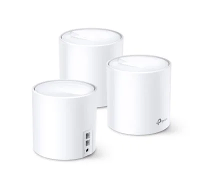 TP-Link Deco X20(3-pack) AX1800 Sistema Wi-Fi Mesh Para Toda la Casa, Wi-Fi 6, CPU Qualcomm 1GHz Quad-core, 1201Mbps en 5GHz+574