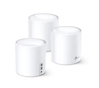 TP-Link Deco X20(3-pack) AX1800 Sistema Wi-Fi Mesh Para Toda la Casa, Wi-Fi 6, CPU Qualcomm 1GHz Quad-core, 1201Mbps en 5GHz+574