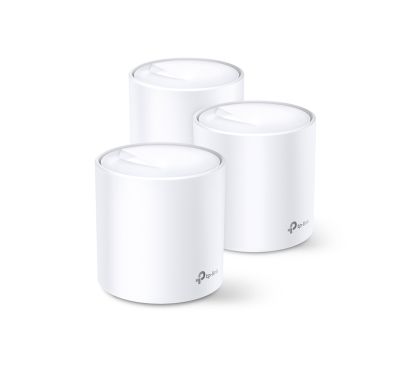 TP-Link Deco X60(3-pack) AX3000 Sistema Wi-Fi Mesh Para Toda la Casa, Wi-Fi 6, CPU Qualcomm 1GHz Quad-core, 2402Mbps en 5GHz+574