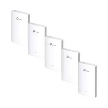 TP-Link EAP615-Wall(5-pack) AX1800 Wall-Plate Dual-Band Wi-Fi 6 Access Point PORT: Uplink: 1× Gigabit RJ45 Port; Downlink: 3× Gigabit RJ45 Port SPEED:574Mbps at 2.4 GHz + 1201 Mbps at 5 GHz FEATURE: Compatible with EU & US Sta