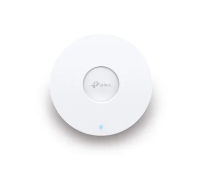 TP-Link EAP650 - Punto de Acceso Omada Formato Techo, Interior, WiFi 6 802.11ax hasta 2976Mbps, 1x puerto RJ45 1Gbe PoE+/48V Pasivo, Doble Banda 2,4/5Ghz, Alimentación PoE (opcional) o Fuente de Alimentación (incluida)