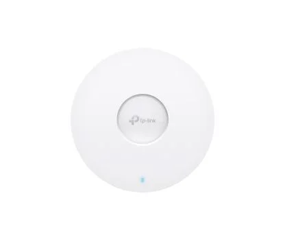 TP-Link EAP673 - Punto de Acceso Omada Formato Techo, Interior, WiFi 6 802.11ax hasta 5378Mbps, 1x puerto RJ45 2.5Gbe PoE+, Doble Banda 2,4/5Ghz, Alimentación PoE+ o Fuente de Alimentación 12V (no incluidas)